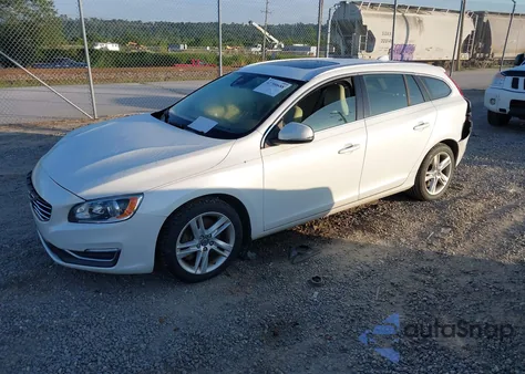 2015 Volvo V60 T5 Premier from USA, damaged, VIN YV1612SBXF1190324